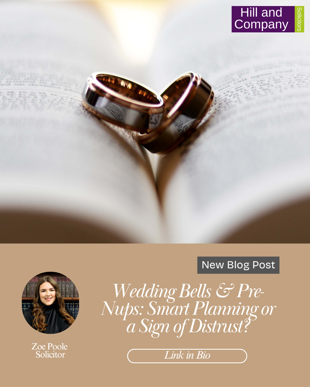 Wedding Bells & Pre Nups - image of a pair of wedding rings